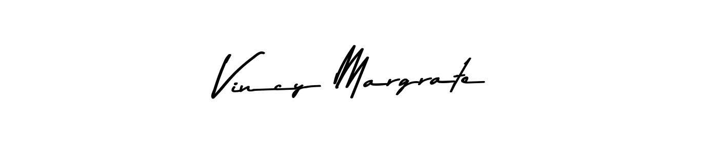 Also we have Vincy Margrate name is the best signature style. Create professional handwritten signature collection using Asem Kandis PERSONAL USE autograph style. Vincy Margrate signature style 9 images and pictures png