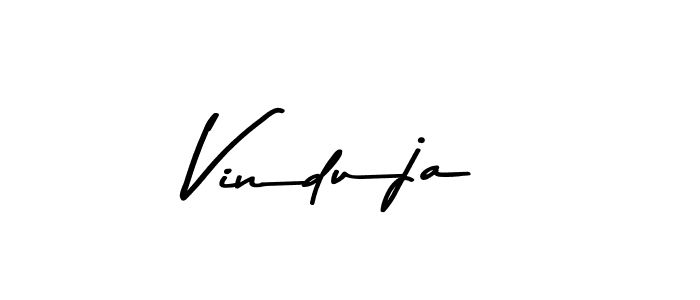 Also we have Vinduja name is the best signature style. Create professional handwritten signature collection using Asem Kandis PERSONAL USE autograph style. Vinduja signature style 9 images and pictures png