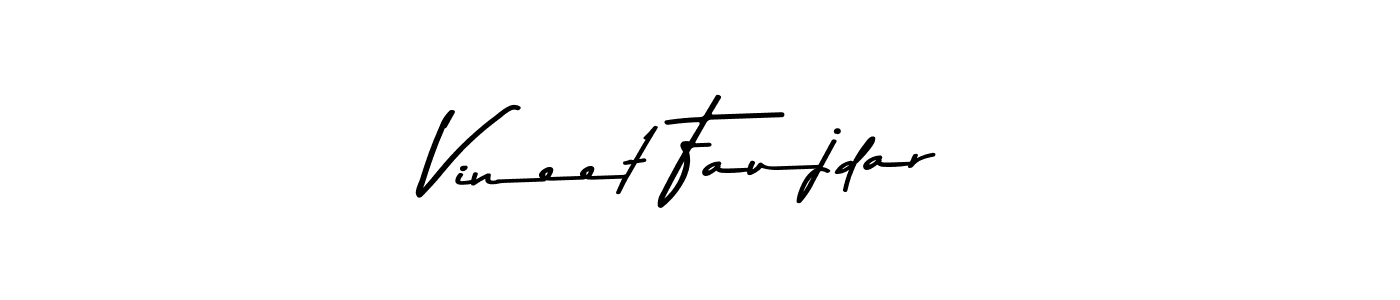 Asem Kandis PERSONAL USE is a professional signature style that is perfect for those who want to add a touch of class to their signature. It is also a great choice for those who want to make their signature more unique. Get Vineet Faujdar name to fancy signature for free. Vineet Faujdar signature style 9 images and pictures png