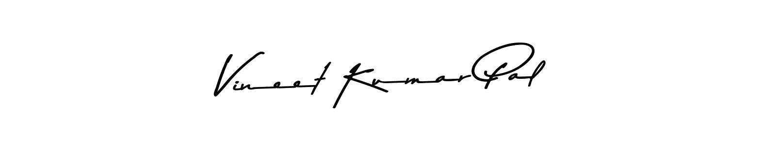 How to make Vineet Kumar Pal name signature. Use Asem Kandis PERSONAL USE style for creating short signs online. This is the latest handwritten sign. Vineet Kumar Pal signature style 9 images and pictures png