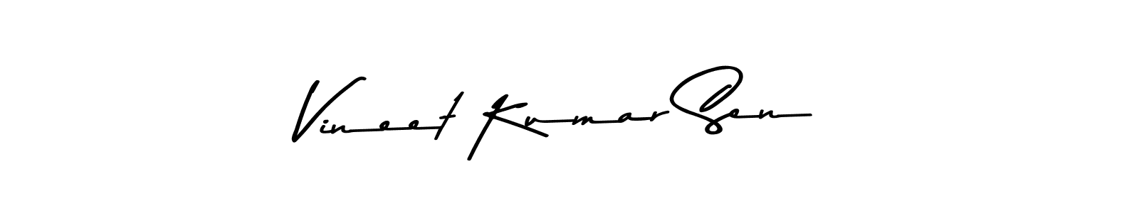 Asem Kandis PERSONAL USE is a professional signature style that is perfect for those who want to add a touch of class to their signature. It is also a great choice for those who want to make their signature more unique. Get Vineet Kumar Sen name to fancy signature for free. Vineet Kumar Sen signature style 9 images and pictures png