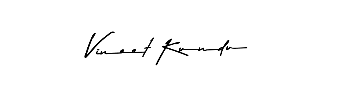 How to make Vineet Kundu signature? Asem Kandis PERSONAL USE is a professional autograph style. Create handwritten signature for Vineet Kundu name. Vineet Kundu signature style 9 images and pictures png