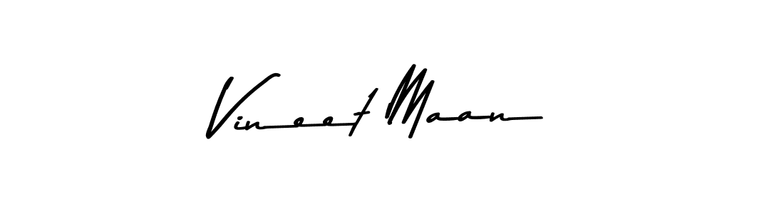 Design your own signature with our free online signature maker. With this signature software, you can create a handwritten (Asem Kandis PERSONAL USE) signature for name Vineet Maan. Vineet Maan signature style 9 images and pictures png