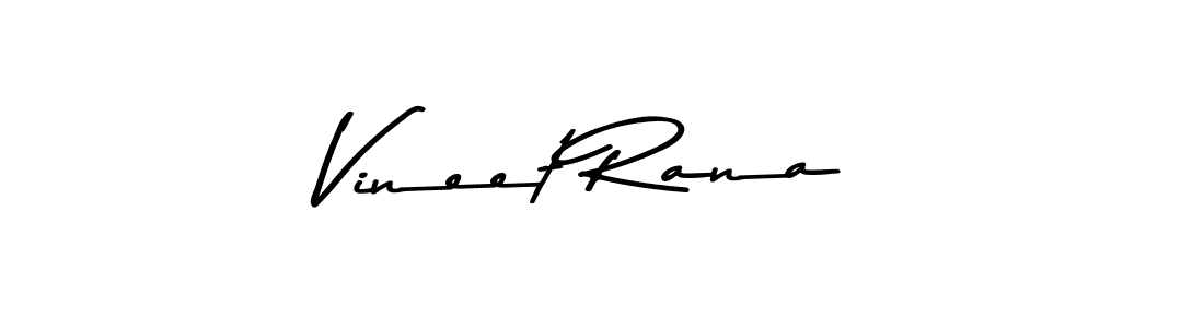 Make a beautiful signature design for name Vineet Rana. With this signature (Asem Kandis PERSONAL USE) style, you can create a handwritten signature for free. Vineet Rana signature style 9 images and pictures png