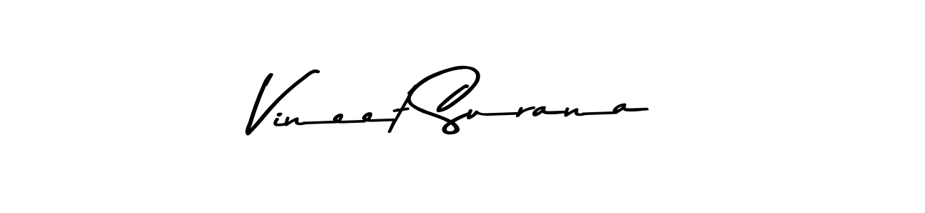 Also we have Vineet Surana name is the best signature style. Create professional handwritten signature collection using Asem Kandis PERSONAL USE autograph style. Vineet Surana signature style 9 images and pictures png