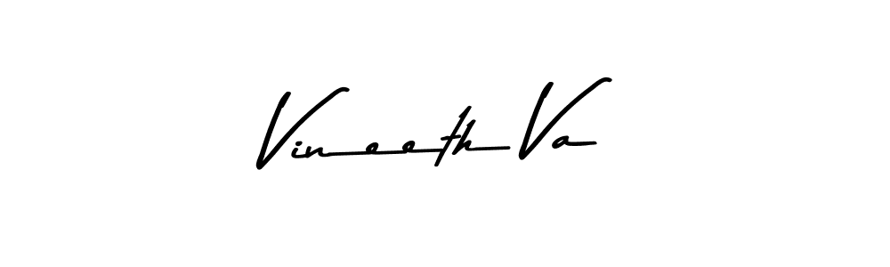 Use a signature maker to create a handwritten signature online. With this signature software, you can design (Asem Kandis PERSONAL USE) your own signature for name Vineeth Va. Vineeth Va signature style 9 images and pictures png