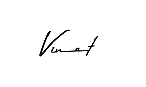How to make Vinet signature? Asem Kandis PERSONAL USE is a professional autograph style. Create handwritten signature for Vinet name. Vinet signature style 9 images and pictures png