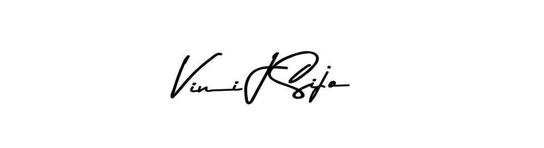 Use a signature maker to create a handwritten signature online. With this signature software, you can design (Asem Kandis PERSONAL USE) your own signature for name Vini J Sijo. Vini J Sijo signature style 9 images and pictures png