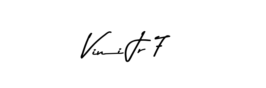 if you are searching for the best signature style for your name Vini Jr 7. so please give up your signature search. here we have designed multiple signature styles  using Asem Kandis PERSONAL USE. Vini Jr 7 signature style 9 images and pictures png