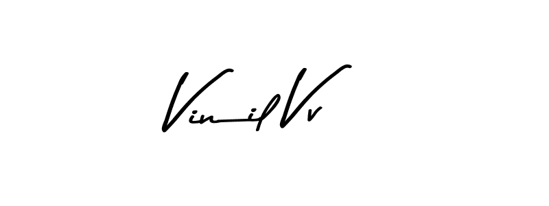 Vinil Vv stylish signature style. Best Handwritten Sign (Asem Kandis PERSONAL USE) for my name. Handwritten Signature Collection Ideas for my name Vinil Vv. Vinil Vv signature style 9 images and pictures png