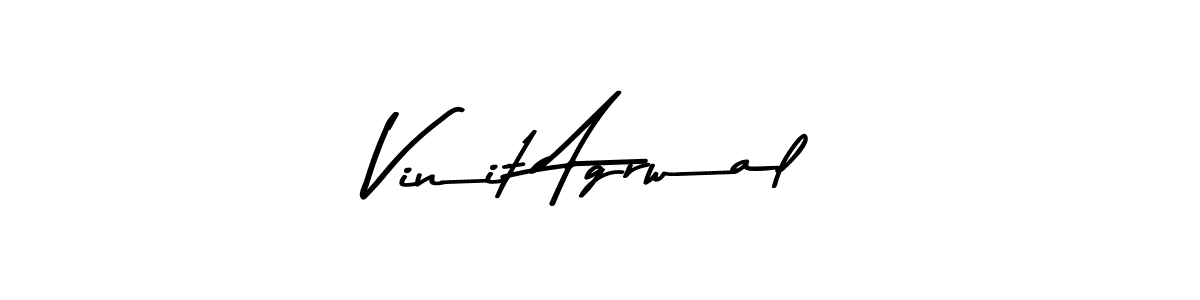 Make a beautiful signature design for name Vinit Agrwal. Use this online signature maker to create a handwritten signature for free. Vinit Agrwal signature style 9 images and pictures png
