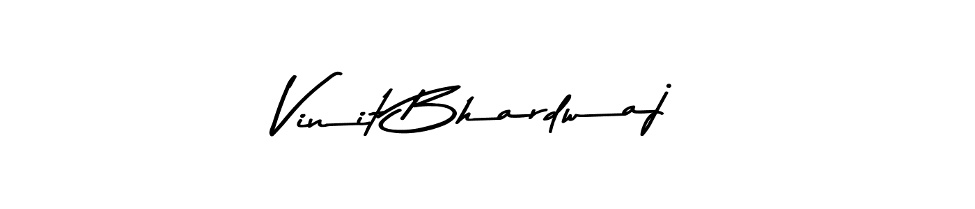 This is the best signature style for the Vinit Bhardwaj name. Also you like these signature font (Asem Kandis PERSONAL USE). Mix name signature. Vinit Bhardwaj signature style 9 images and pictures png