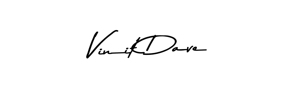 Similarly Asem Kandis PERSONAL USE is the best handwritten signature design. Signature creator online .You can use it as an online autograph creator for name Vinit Dave. Vinit Dave signature style 9 images and pictures png