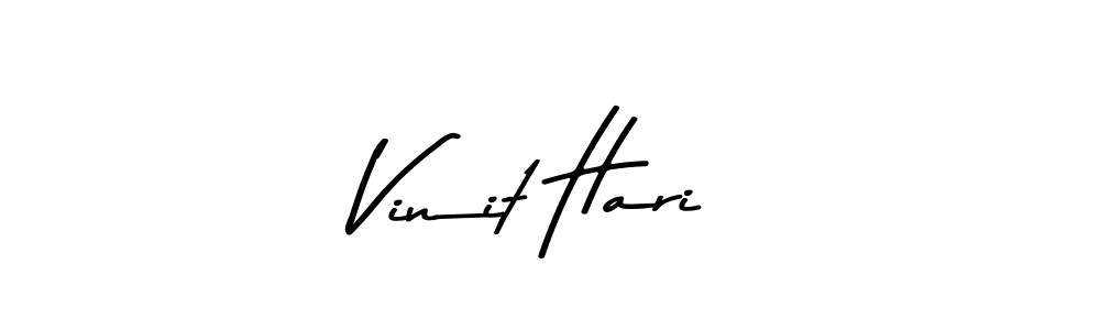 How to make Vinit Hari signature? Asem Kandis PERSONAL USE is a professional autograph style. Create handwritten signature for Vinit Hari name. Vinit Hari signature style 9 images and pictures png