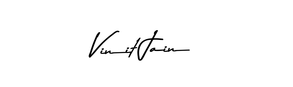 Also You can easily find your signature by using the search form. We will create Vinit Jain name handwritten signature images for you free of cost using Asem Kandis PERSONAL USE sign style. Vinit Jain signature style 9 images and pictures png