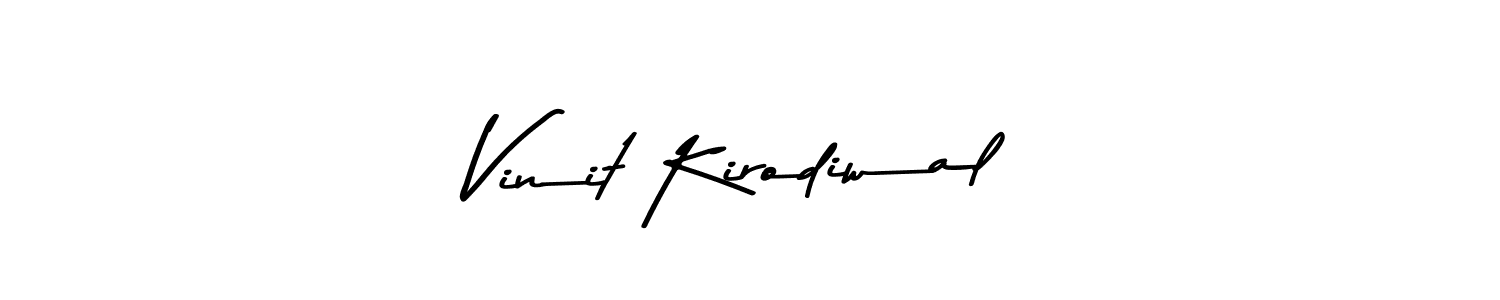 It looks lik you need a new signature style for name Vinit Kirodiwal. Design unique handwritten (Asem Kandis PERSONAL USE) signature with our free signature maker in just a few clicks. Vinit Kirodiwal signature style 9 images and pictures png