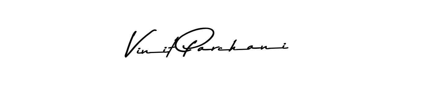 Also we have Vinit Parchani name is the best signature style. Create professional handwritten signature collection using Asem Kandis PERSONAL USE autograph style. Vinit Parchani signature style 9 images and pictures png