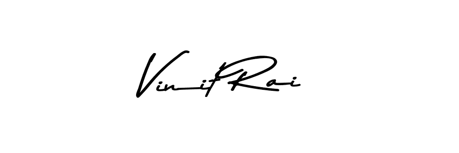 Asem Kandis PERSONAL USE is a professional signature style that is perfect for those who want to add a touch of class to their signature. It is also a great choice for those who want to make their signature more unique. Get Vinit Rai name to fancy signature for free. Vinit Rai signature style 9 images and pictures png