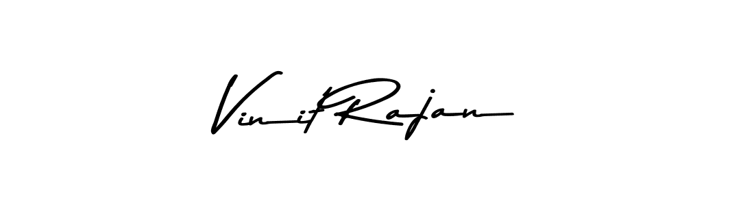 Also we have Vinit Rajan name is the best signature style. Create professional handwritten signature collection using Asem Kandis PERSONAL USE autograph style. Vinit Rajan signature style 9 images and pictures png