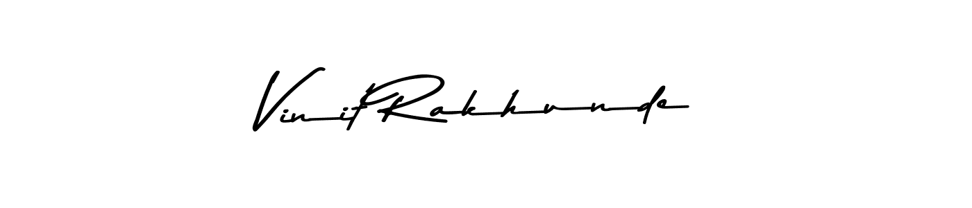You should practise on your own different ways (Asem Kandis PERSONAL USE) to write your name (Vinit Rakhunde) in signature. don't let someone else do it for you. Vinit Rakhunde signature style 9 images and pictures png