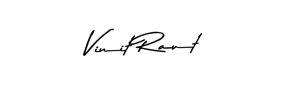 Asem Kandis PERSONAL USE is a professional signature style that is perfect for those who want to add a touch of class to their signature. It is also a great choice for those who want to make their signature more unique. Get Vinit Raut name to fancy signature for free. Vinit Raut signature style 9 images and pictures png
