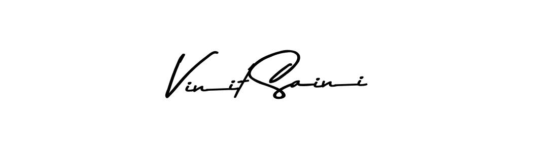 Asem Kandis PERSONAL USE is a professional signature style that is perfect for those who want to add a touch of class to their signature. It is also a great choice for those who want to make their signature more unique. Get Vinit Saini name to fancy signature for free. Vinit Saini signature style 9 images and pictures png