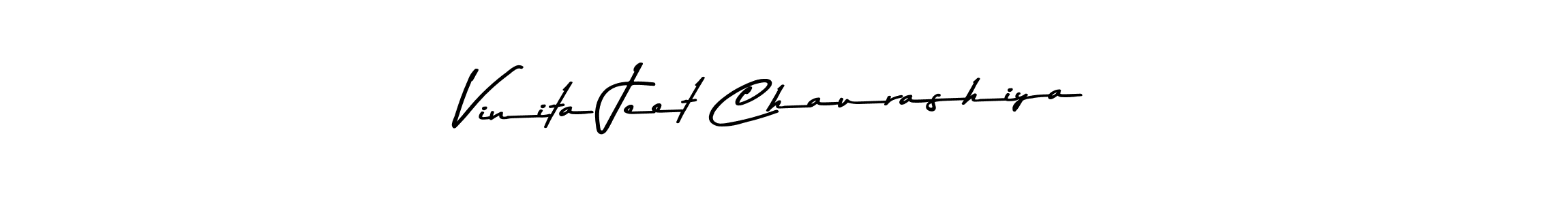 How to make Vinita Jeet Chaurashiya signature? Asem Kandis PERSONAL USE is a professional autograph style. Create handwritten signature for Vinita Jeet Chaurashiya name. Vinita Jeet Chaurashiya signature style 9 images and pictures png