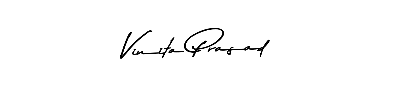 Design your own signature with our free online signature maker. With this signature software, you can create a handwritten (Asem Kandis PERSONAL USE) signature for name Vinita Prasad. Vinita Prasad signature style 9 images and pictures png