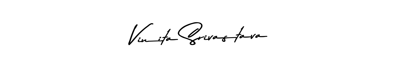 This is the best signature style for the Vinita Srivastava name. Also you like these signature font (Asem Kandis PERSONAL USE). Mix name signature. Vinita Srivastava signature style 9 images and pictures png