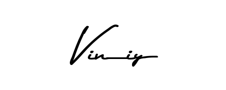 Upgrade your professional image with Viniy signature created with Asem Kandis PERSONAL USE font. Fast, free, and watermark-free download. Viniy signature style 9 images and pictures png