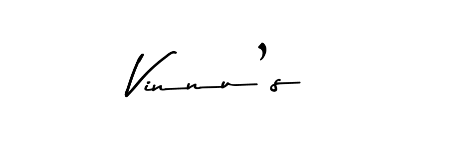 Use a signature maker to create a handwritten signature online. With this signature software, you can design (Asem Kandis PERSONAL USE) your own signature for name Vinnu’s. Vinnu’s signature style 9 images and pictures png