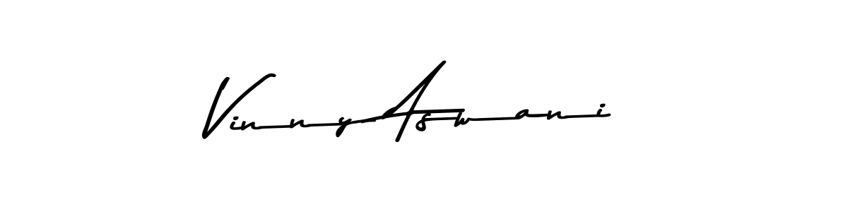 How to make Vinny Aswani signature? Asem Kandis PERSONAL USE is a professional autograph style. Create handwritten signature for Vinny Aswani name. Vinny Aswani signature style 9 images and pictures png