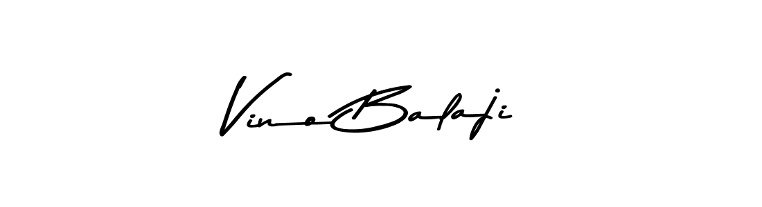 Use a signature maker to create a handwritten signature online. With this signature software, you can design (Asem Kandis PERSONAL USE) your own signature for name Vino Balaji. Vino Balaji signature style 9 images and pictures png