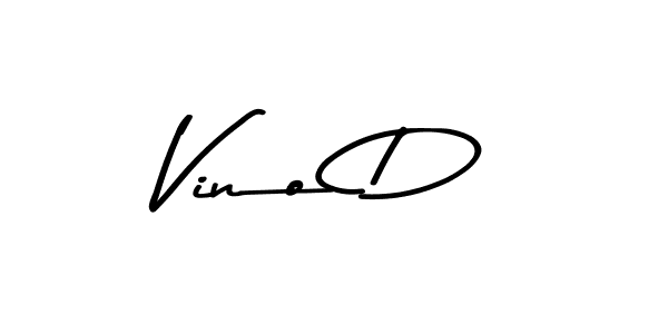 Use a signature maker to create a handwritten signature online. With this signature software, you can design (Asem Kandis PERSONAL USE) your own signature for name Vino D. Vino D signature style 9 images and pictures png
