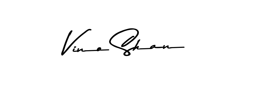 How to make Vino Shan signature? Asem Kandis PERSONAL USE is a professional autograph style. Create handwritten signature for Vino Shan name. Vino Shan signature style 9 images and pictures png