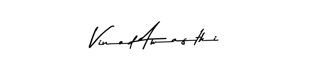 The best way (Asem Kandis PERSONAL USE) to make a short signature is to pick only two or three words in your name. The name Vinod Awasthi include a total of six letters. For converting this name. Vinod Awasthi signature style 9 images and pictures png
