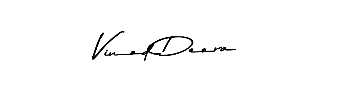 Also we have Vinod Deora name is the best signature style. Create professional handwritten signature collection using Asem Kandis PERSONAL USE autograph style. Vinod Deora signature style 9 images and pictures png