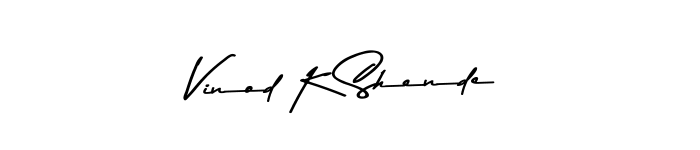 Here are the top 10 professional signature styles for the name Vinod K Shende. These are the best autograph styles you can use for your name. Vinod K Shende signature style 9 images and pictures png