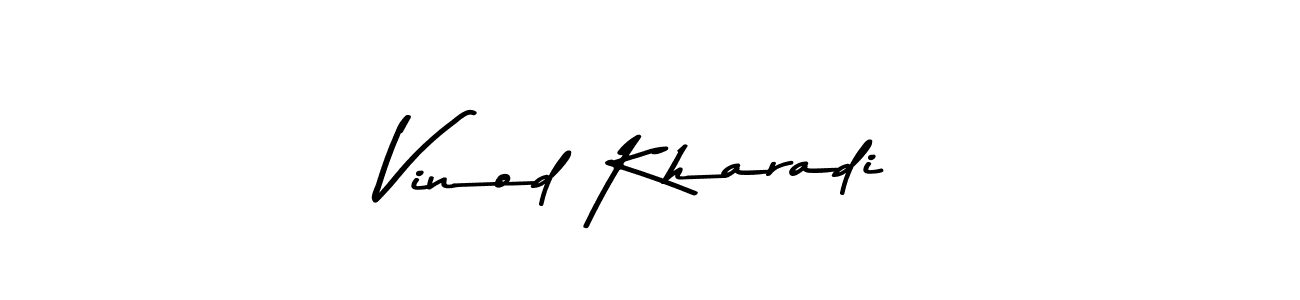 Vinod Kharadi stylish signature style. Best Handwritten Sign (Asem Kandis PERSONAL USE) for my name. Handwritten Signature Collection Ideas for my name Vinod Kharadi. Vinod Kharadi signature style 9 images and pictures png