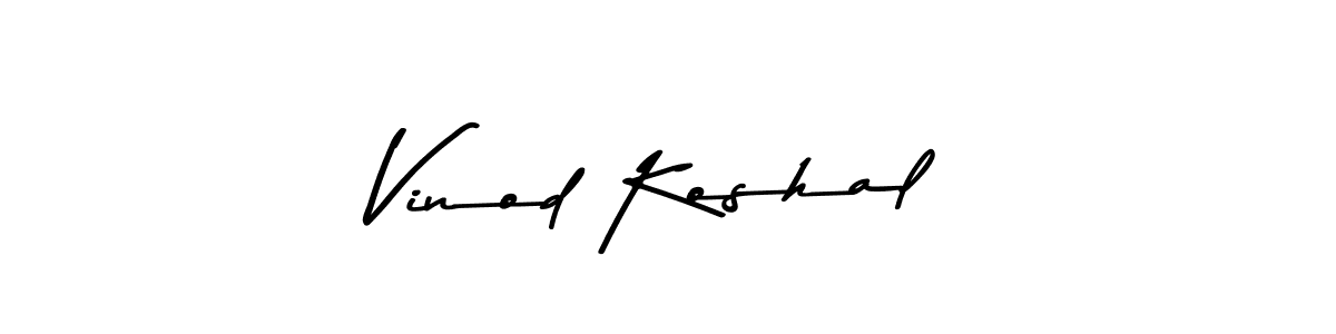 You can use this online signature creator to create a handwritten signature for the name Vinod Koshal. This is the best online autograph maker. Vinod Koshal signature style 9 images and pictures png