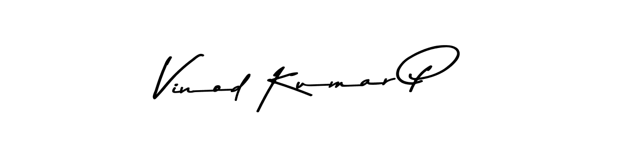 Similarly Asem Kandis PERSONAL USE is the best handwritten signature design. Signature creator online .You can use it as an online autograph creator for name Vinod Kumar P. Vinod Kumar P signature style 9 images and pictures png