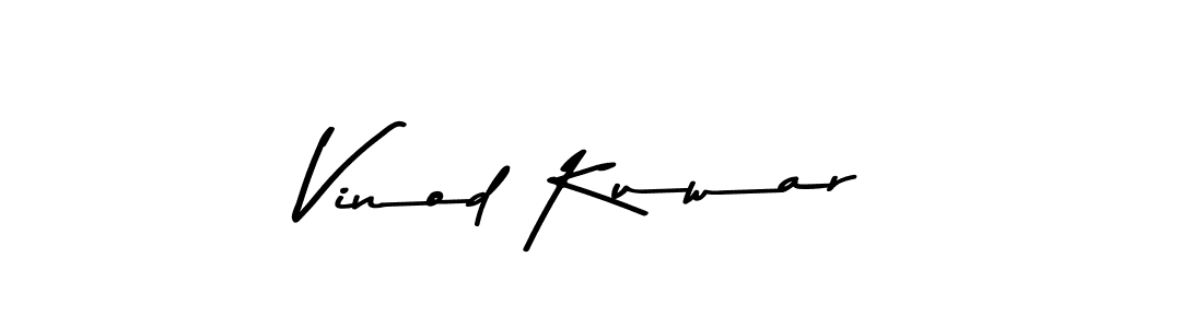 You can use this online signature creator to create a handwritten signature for the name Vinod Kuwar. This is the best online autograph maker. Vinod Kuwar signature style 9 images and pictures png
