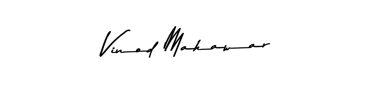 This is the best signature style for the Vinod Mahawar name. Also you like these signature font (Asem Kandis PERSONAL USE). Mix name signature. Vinod Mahawar signature style 9 images and pictures png