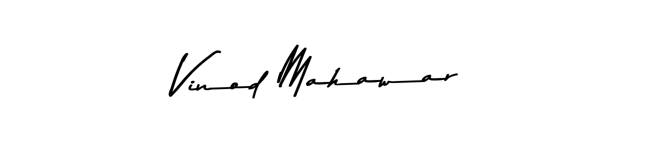 Also You can easily find your signature by using the search form. We will create Vinod Mahawar name handwritten signature images for you free of cost using Asem Kandis PERSONAL USE sign style. Vinod Mahawar signature style 9 images and pictures png