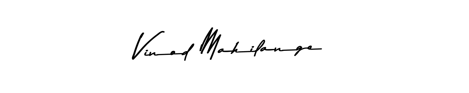 Here are the top 10 professional signature styles for the name Vinod Mahilange. These are the best autograph styles you can use for your name. Vinod Mahilange signature style 9 images and pictures png