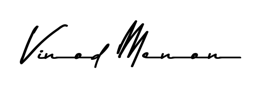 Generate high-definition signature styles for Vinod Menon. The Asem Kandis PERSONAL USE typeface ensures crisp legibility and sophisticated design. Vinod Menon signature style 9 images and pictures png
