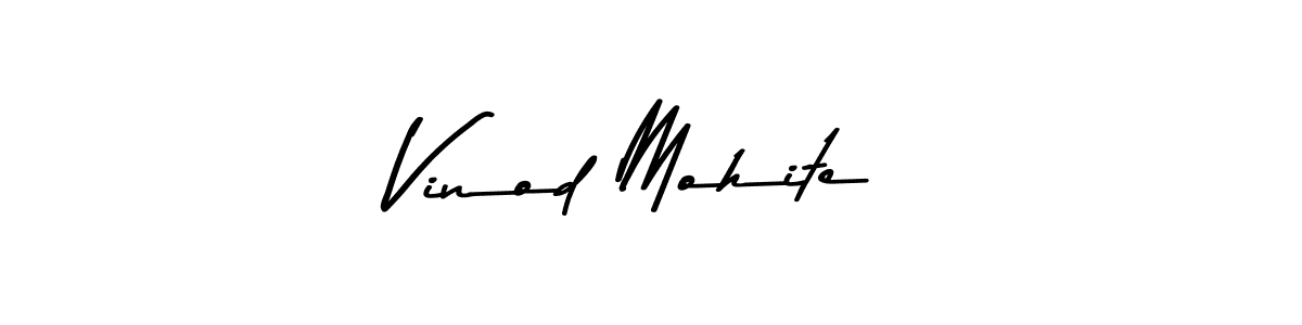 It looks lik you need a new signature style for name Vinod Mohite. Design unique handwritten (Asem Kandis PERSONAL USE) signature with our free signature maker in just a few clicks. Vinod Mohite signature style 9 images and pictures png