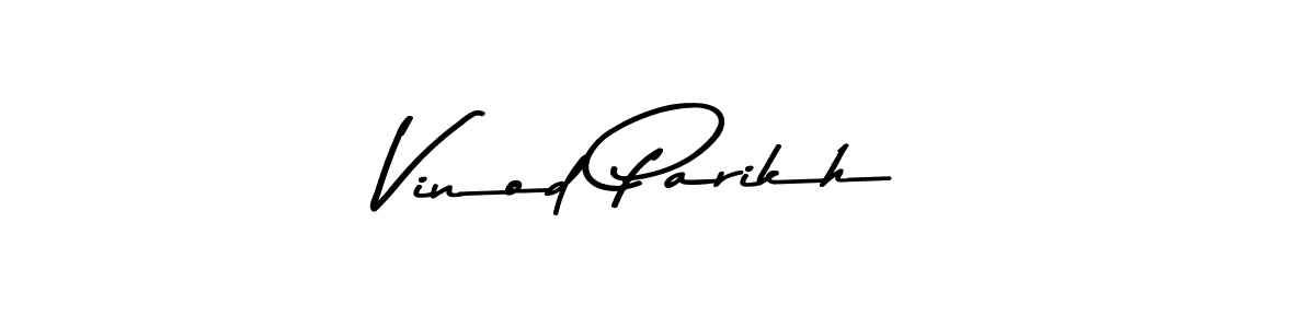 How to make Vinod Parikh signature? Asem Kandis PERSONAL USE is a professional autograph style. Create handwritten signature for Vinod Parikh name. Vinod Parikh signature style 9 images and pictures png