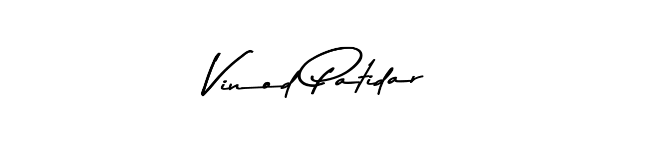 The best way (Asem Kandis PERSONAL USE) to make a short signature is to pick only two or three words in your name. The name Vinod Patidar include a total of six letters. For converting this name. Vinod Patidar signature style 9 images and pictures png