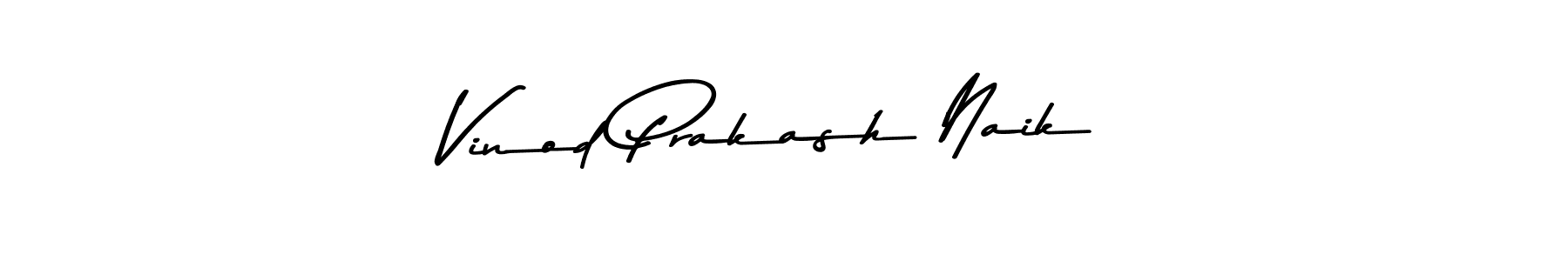 Vinod Prakash Naik stylish signature style. Best Handwritten Sign (Asem Kandis PERSONAL USE) for my name. Handwritten Signature Collection Ideas for my name Vinod Prakash Naik. Vinod Prakash Naik signature style 9 images and pictures png